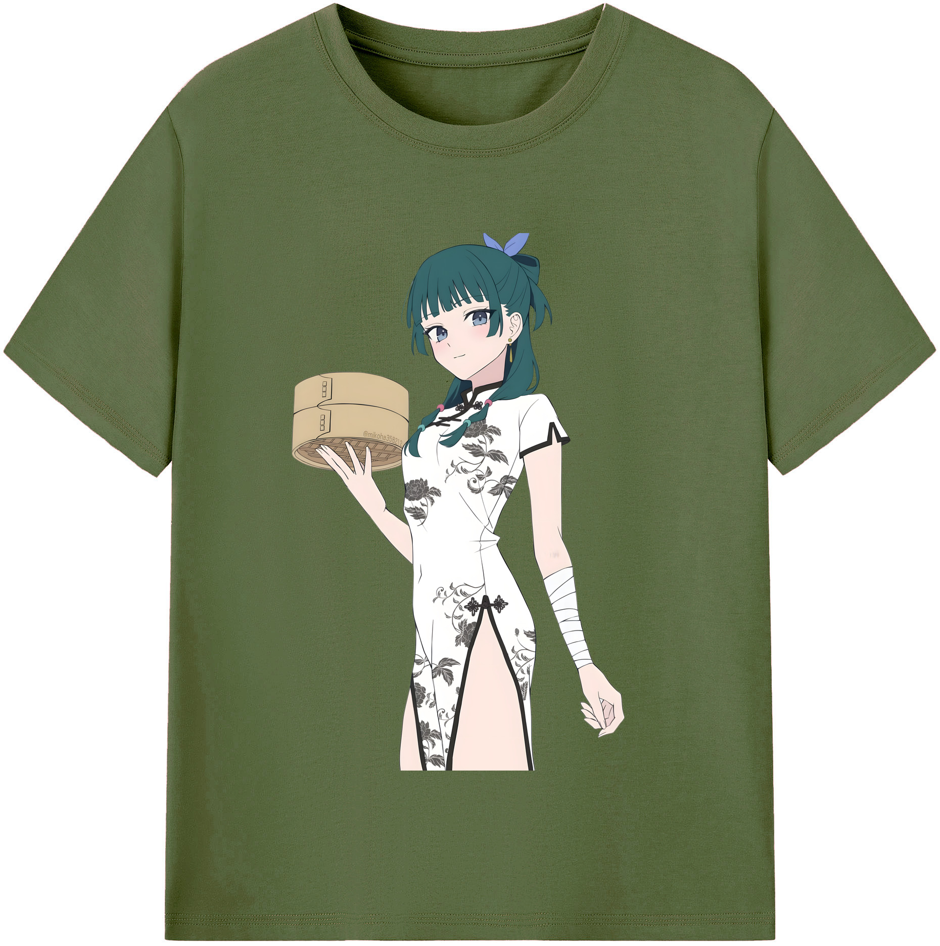 （画像用） 薬屋のひとりごと The Apothecary Diaries 綿100％半袖Tシャツ（フロントプリント）